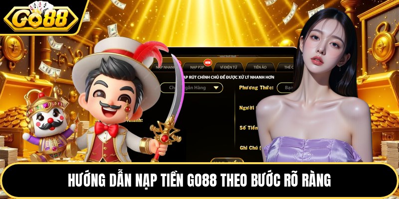 Hướng dẫn nạp tiền GO88 theo bước rõ ràng